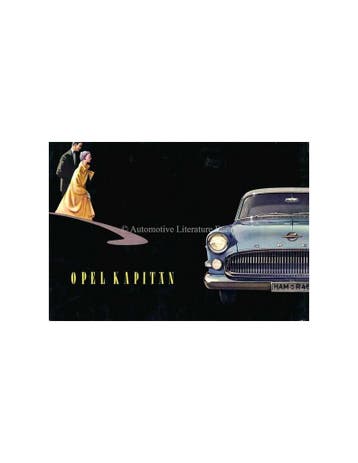 1955 OPEL KAPITÄN BROCHURE NEDERLANDS, Nieuw, Opel, Author