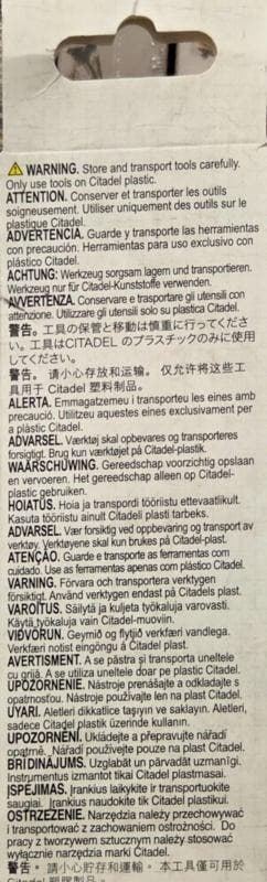 Citadel Tools Mouldline remover (Warhammer nieuw), Hobby en Vrije tijd, Ophalen of Verzenden, Nieuw