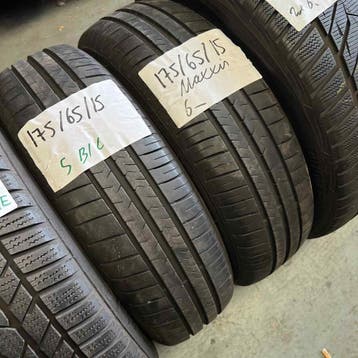 2 x Maxxis 175-65-15 Zomerbanden 6mm, Gebruikt, 15 inch, 175 mm, Ophalen of Verzenden