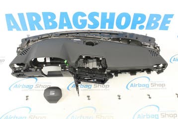 AIRBAG SET – DASHBOARD ZWART SEAT LEON MK4 (2020-HEDEN), Auto-onderdelen, Gebruikt, Seat