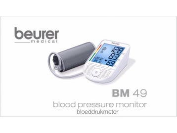 Beurer BM 49 - Bloeddrukmeter bovenarm - Spraakfunctie, Verzenden, Nieuw
