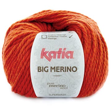 Katia Big Merino - 21 oranje - Wol/Acryl Garen, Ophalen of Verzenden, Nieuw