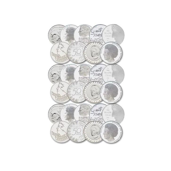 50 zilveren 50 gulden muntstukken, Postzegels en Munten, Edelmetalen en Baren, Verzenden