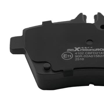 Remblok Set geschikt voor Mercedes A/B 64.2mm 2004-2012 1..., Auto-onderdelen, Verzenden, Nieuw, Mercedes-Benz