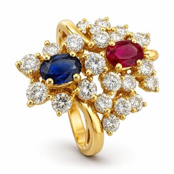 Ring - 18 karaat Geel goud, Exclusieve 18K geelgouden ring, Nieuw
