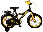 Volare Thombike Kinderfiets - Jongens - 14 inch - Zwart Geel, Overige merken, Zijwieltjes, Nieuw, Ophalen of Verzenden