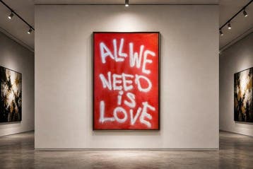 Timo Wedell - Minimalist Love Statement - XXL - Abstract