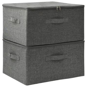 Inklapbare Opbergbox 43cm | Tweedekansje | OP=OP, Huis en Inrichting, Woonaccessoires | Schalen en Manden, Overige materialen