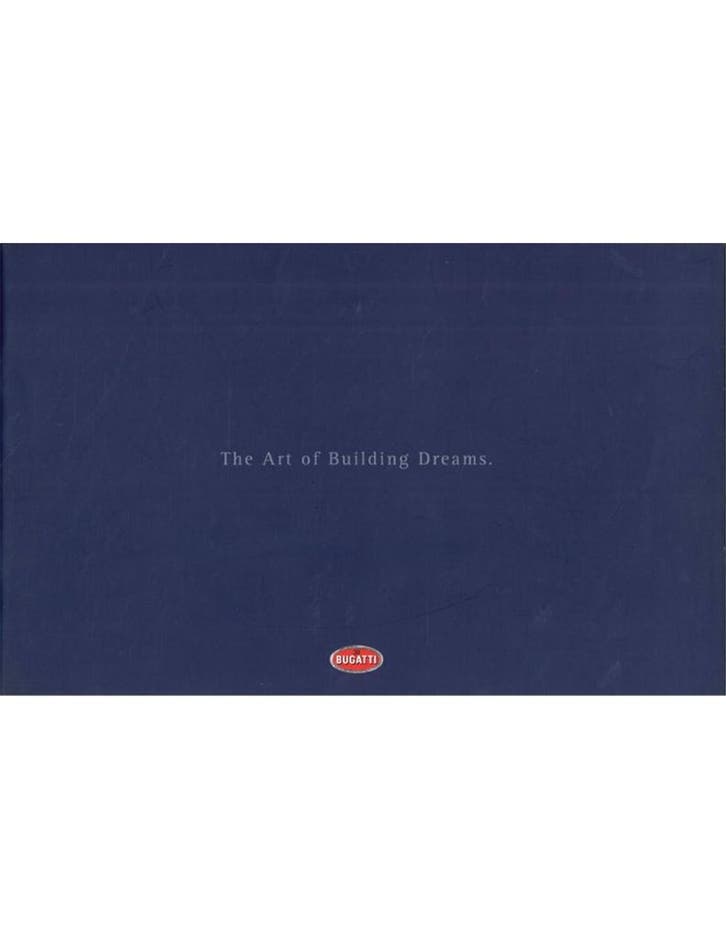 2002 BUGATTI PROGRAMMA BROCHURE ENGELS, Boeken, Auto's | Folders en Tijdschriften