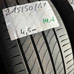 2 x Michelin Primacy 3 215-50-17 Zomerbanden 4,5mm, 17 inch, Ophalen of Verzenden, Band(en), Personenwagen