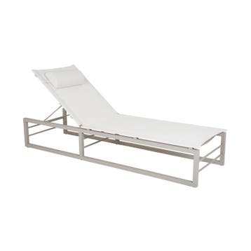 *WOONWINKEL* Beige Ligstoel, Verzenden, Nieuw, Kunststof
