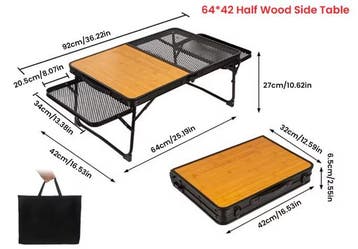 Opvouwbare Campingtafel – Lichtgewicht Aluminium Gaas, Verzenden, Nieuw