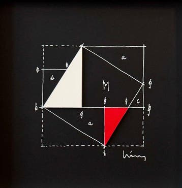 Jo Niemeyer (1946) - sculptuur, Collage - 24 cm - Karton -
