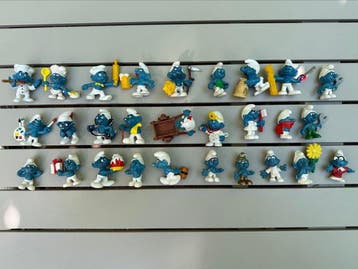 Schleich - Figuur - Diverse smurfen set 1 (28) - Plastic