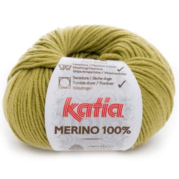 Katia Concept Merino 100% - 29 pistachegroen - Wol Garen, Ophalen of Verzenden, Nieuw