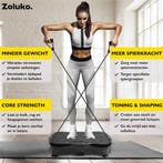 2dekans | Zoluko Fitness Trilplaat met Bluetooth Functie -, Ophalen of Verzenden, Zo goed als nieuw