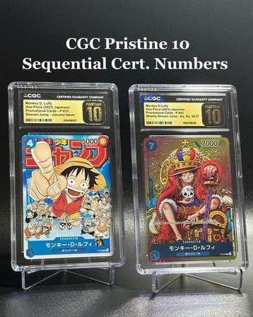 Bandai - 2 Graded card - One Piece - Monkey D. Luffy 2-Card, Nieuw