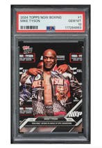 2024 Topps Now Mike Tyson #1 Iron Mike - PSA 10 Graded card, Nieuw
