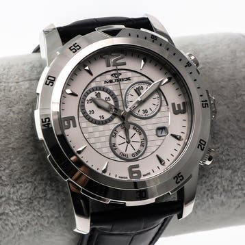 Murex - Swiss Chronograph - MUC508-SL-1 - Black strap -, Nieuw