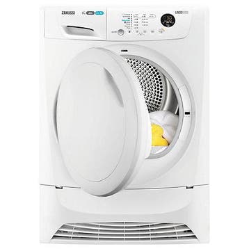 Zanussi ZDH8333PZ - Warmtepompdroger - 8 kg - AutoSense - 66, Ophalen of Verzenden, Zo goed als nieuw, Voorlader, 85 tot 90 cm