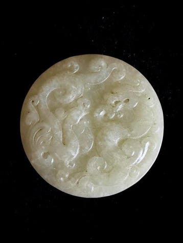 hanger - Nefriet Jade - China - 20e eeuw