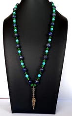 Lapis lazuli & Turquoise - Halsketting - Boeddhistisch