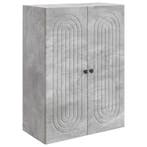 vidaXL Wandkast Betongrijs 66 x 34,5 x 90 cm Bewerkt hout, Verzenden, Nieuw