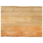 Massief Hout Tafelblad 70x60 | Laatste Stuk!, 50 tot 100 cm, Rustiek, Nieuw, Tafelblad