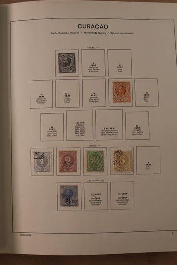 Curaçao, Nederlandse Antillen, Ned.Indië, Ned.Nw Guinea,, Postzegels en Munten, Gestempeld
