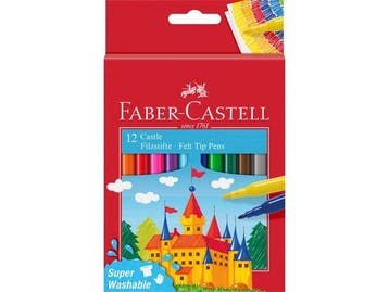 Viltstift FC 12 stuks karton etui assorti, Ophalen of Verzenden, Nieuw in verpakking, Overige typen