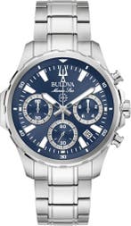 Bulova 96B466 Marine Star Series B chronograaf horloge, Overige merken, Staal, Verzenden, Polshorloge
