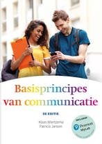 Basisprincipes van communicatie 5e editie met  9789043037556, Boeken, Studieboeken en Cursussen, Verzenden, Zo goed als nieuw
