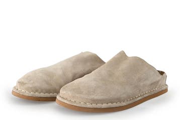 Shabbies Amsterdam Instappers in maat 39 Beige, Shabbies Amsterdam, Verzenden, Zo goed als nieuw, Instappers