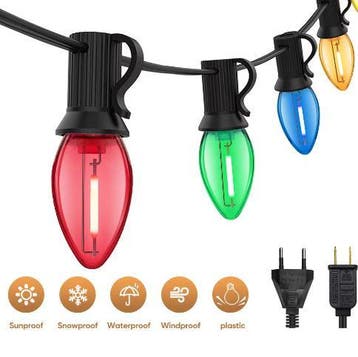 C7 LED Kleurrijke Lichtslinger Buiten Feestverlichting, Verzenden, Nieuw