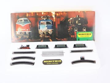 Minitrix N - 1901 - Treinset (1) - Startset met stoomloc,, Nieuw