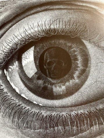 Maurits Cornelis Escher (1898-1972) - Eye (1946) - Jaren, Antiek en Kunst