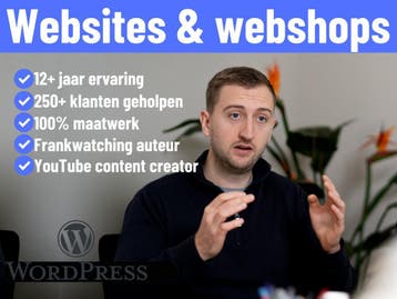 Webdesign en Webshop binnen 1 week live! (12+ jaar ervaring), Webdesign