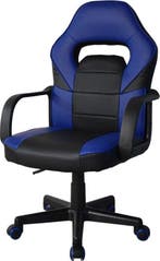 2dekans | VDD Gamestoel Thomas junior - zwart blauw, Ophalen of Verzenden, Zo goed als nieuw