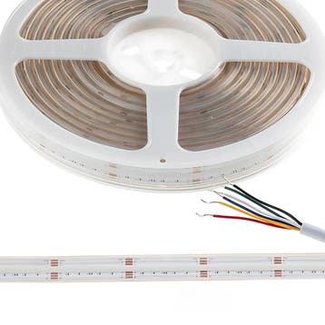 LED Strip COB - RGB+CCT - 5 Meter - Losse Strip - 24V -  27, Ophalen of Verzenden, Nieuw