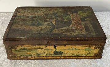 Breda Holland - London Caramel Works - Kist - Blik - Antiek