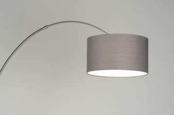 Rietveld Vloerlampen - Grijs - Staal, Stof, Metaal, Verzenden, Nieuw