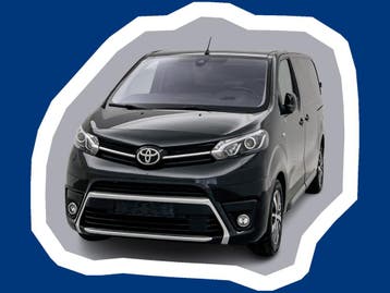 Toyota ProAce Worker 2.0 D-4D Black Line 177pk 2x Schuifdeur, Automaat, Stof, Gebruikt, Euro 6