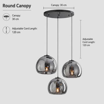 Moderne Glazen Hanglamp - Stijlvol Design voor Woonkamer, Ee, Verzenden, Nieuw