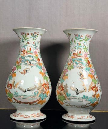 Vaas - Porselein - Japan - Meiji periode (1868-1912) - Een