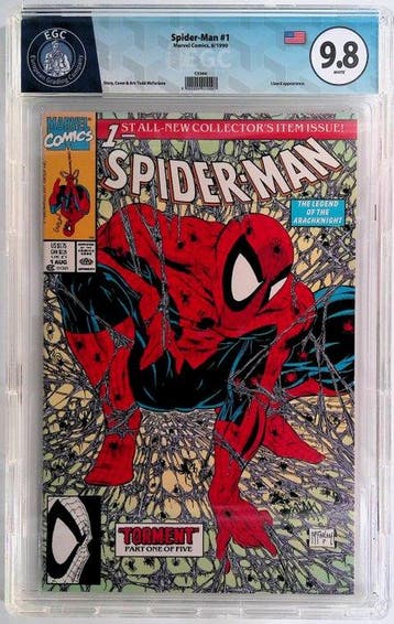 Spider-Man #1 - EGC 9.8 - 1 Graded comic - Eerste druk -, Boeken, Nieuw