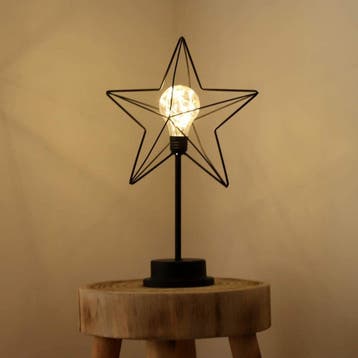 LED kerstster lamp - 38cm - usb en batterij, Ophalen of Verzenden, Nieuw