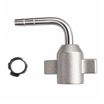 Aansluitset CO 3/8 gebogen tule 8x14 mm, Ophalen of Verzenden