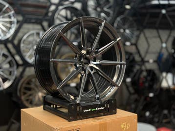 AREON HP1 20 Inch Hyper Black Velgen | 5x112 | Rondom Set, Ophalen of Verzenden, Nieuw, Velg(en)