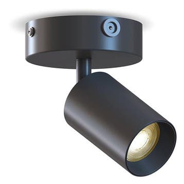 Opbouwspot | Calex (GU10, Aluminium, Zwart), Verzenden, Nieuw