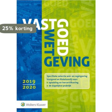 Vastgoedwetgeving 2019-2020 9789013152357, Verzenden, Gelezen